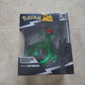 Pokemon Articulated 6-inch Rayquaza - Authentic Details - Select Series, NEW